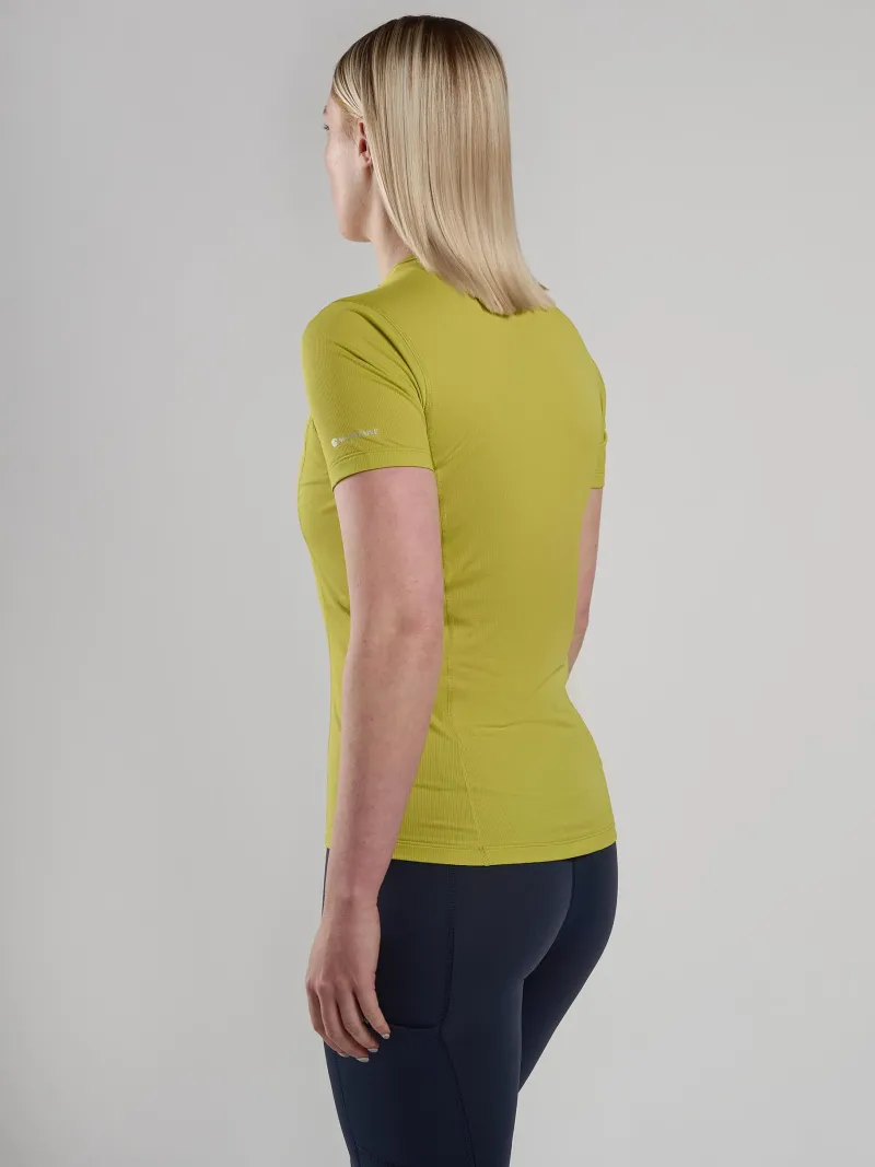 Montane T-Shirts & Baselayers-Womens Dart Lite T-Shirt - Citrus Spring