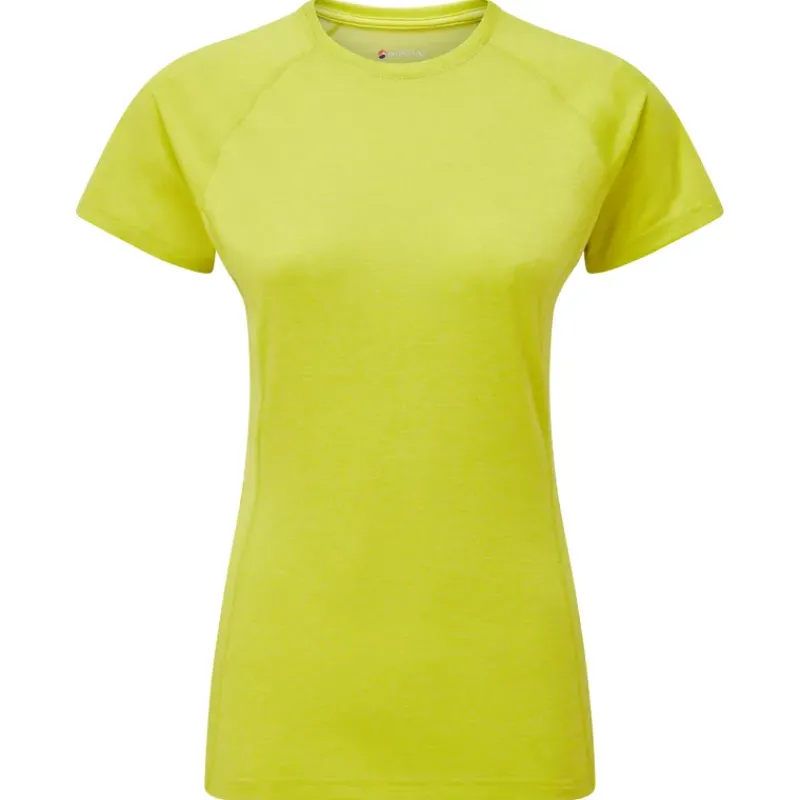Montane T-Shirts & Baselayers-Womens Dart T-Shirt - Citrus Spring