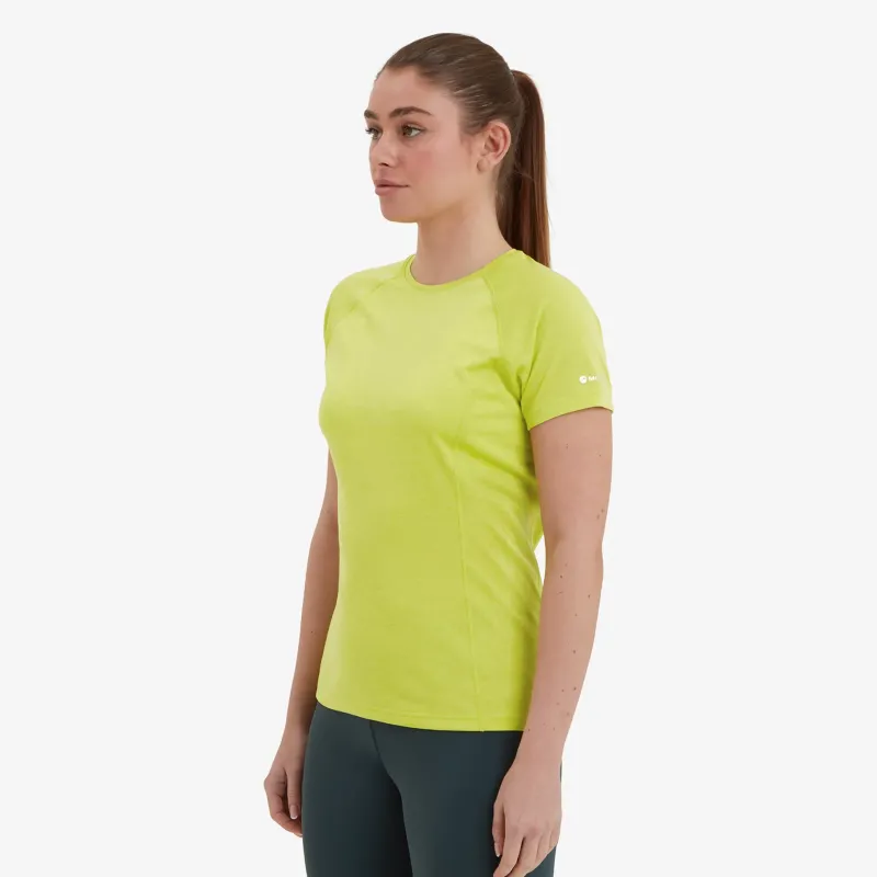 Montane T-Shirts & Baselayers-Womens Dart T-Shirt - Citrus Spring