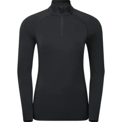 Montane T-Shirts & Baselayers-Womens Dart XT Zip Neck - Black