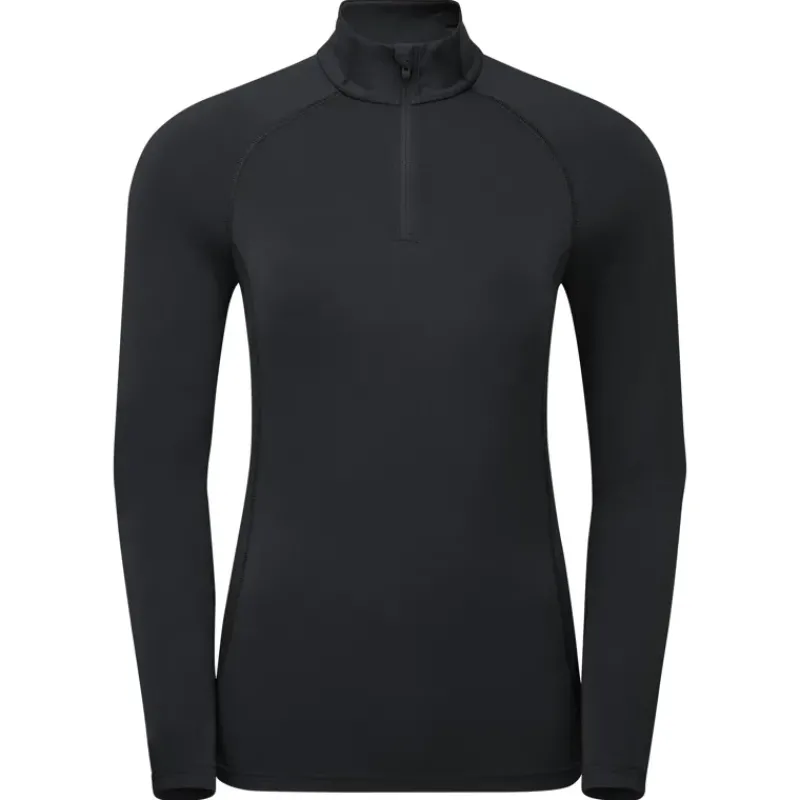 Montane T-Shirts & Baselayers-Womens Dart XT Zip Neck - Black