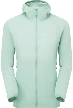Montane Windshirts-Womens Featherlite Hoodie - Sea Mist