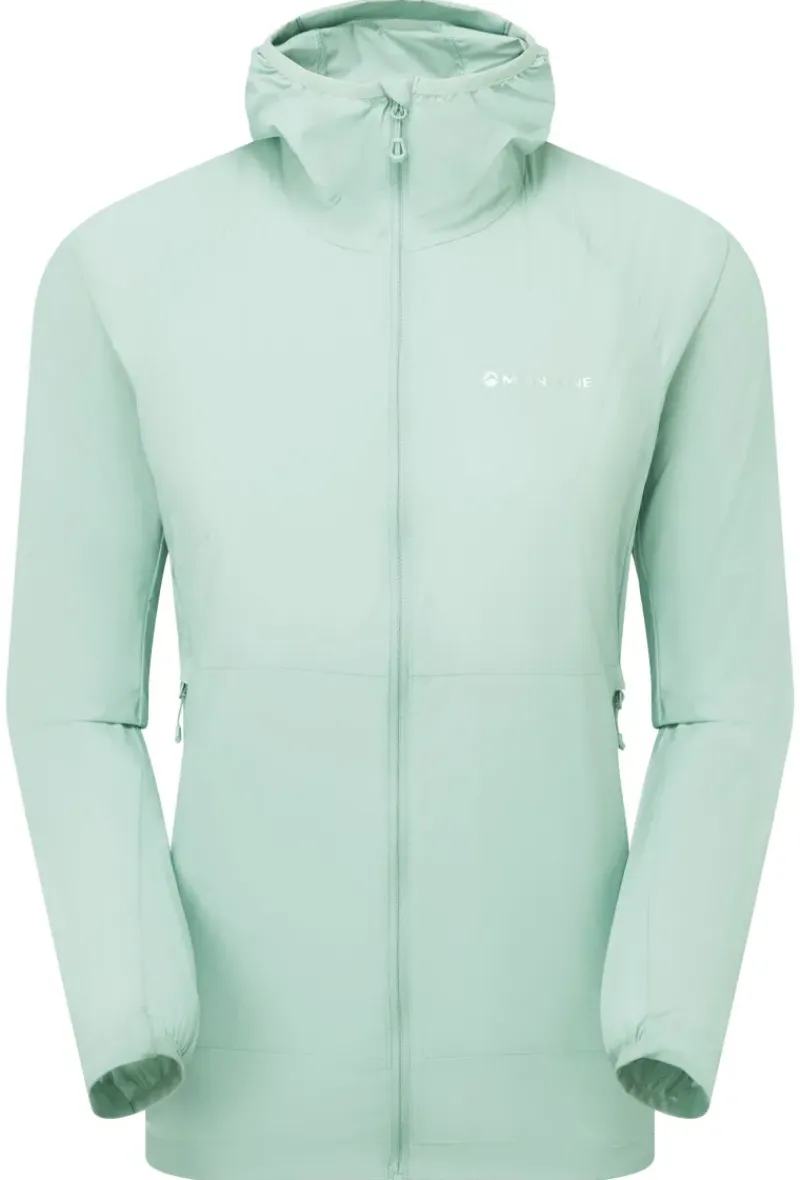 Montane Windshirts-Womens Featherlite Hoodie - Sea Mist