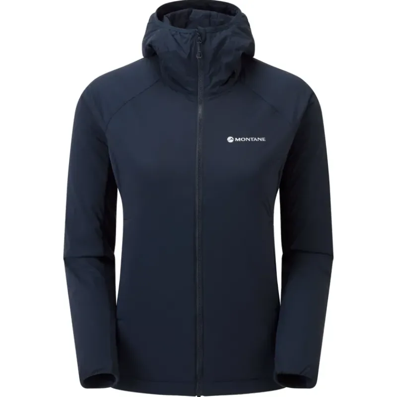 Montane Insulated Jackets-Womens Fireball Lite Hoodie - Eclipse Blue
