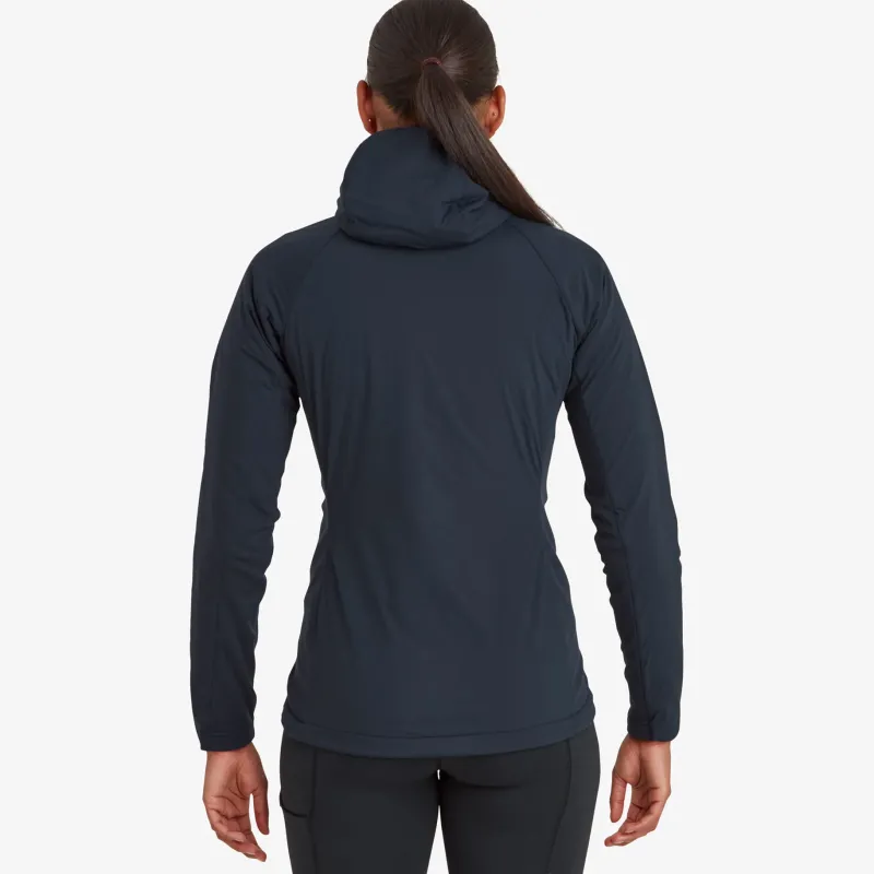 Montane Insulated Jackets-Womens Fireball Lite Hoodie - Eclipse Blue