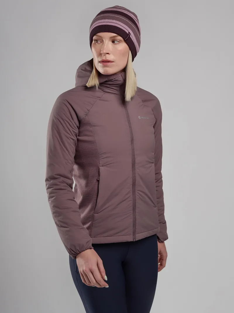 Montane Insulated Jackets-Womens Fireball Lite Hoodie - Moonscape