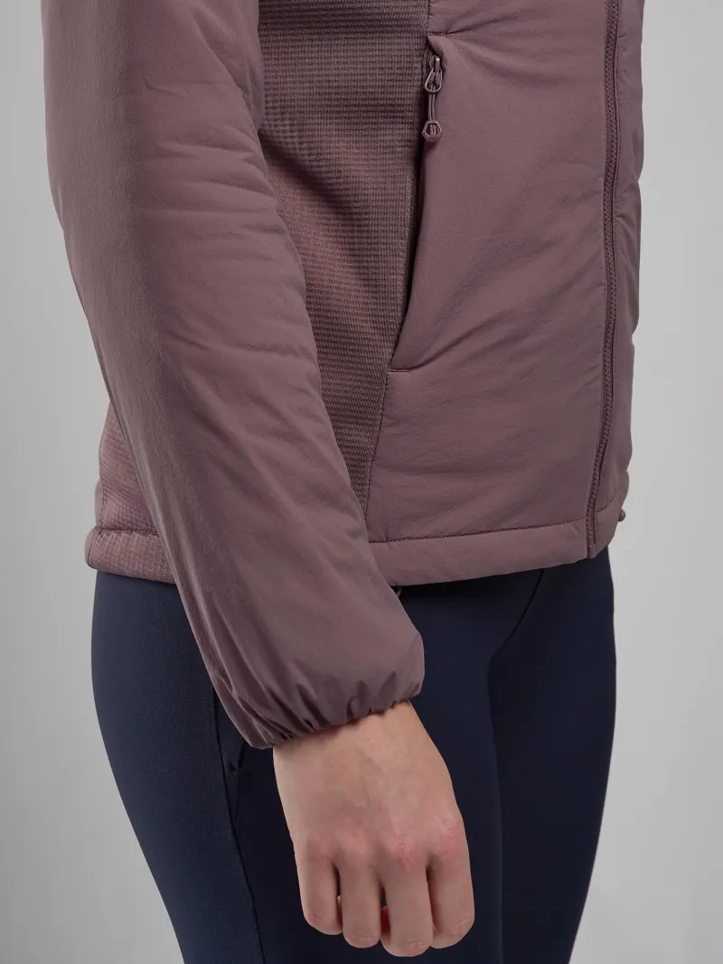 Montane Insulated Jackets-Womens Fireball Lite Hoodie - Moonscape