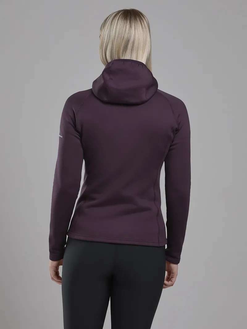 Montane Fleece & Mid Layer-Womens Fury Hoodie - Mulberry