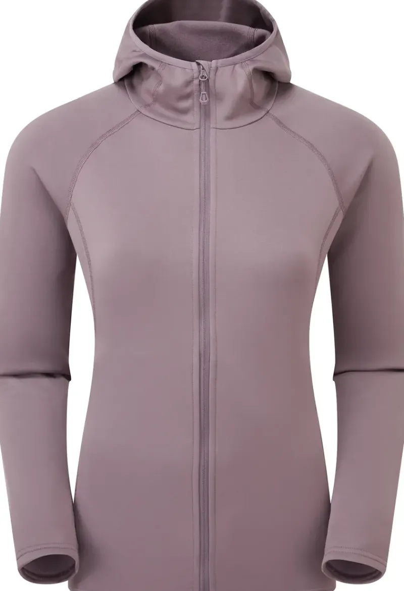 Montane Fleece & Mid Layer-Womens Fury Lite Hoodie - Moonscape