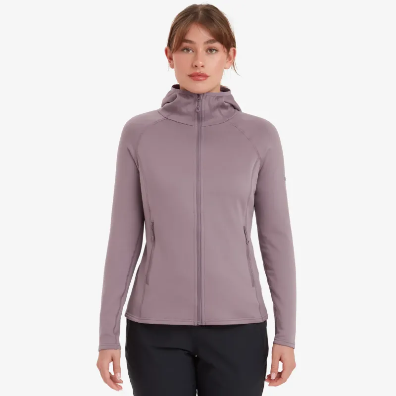 Montane Fleece & Mid Layer-Womens Fury Lite Hoodie - Moonscape