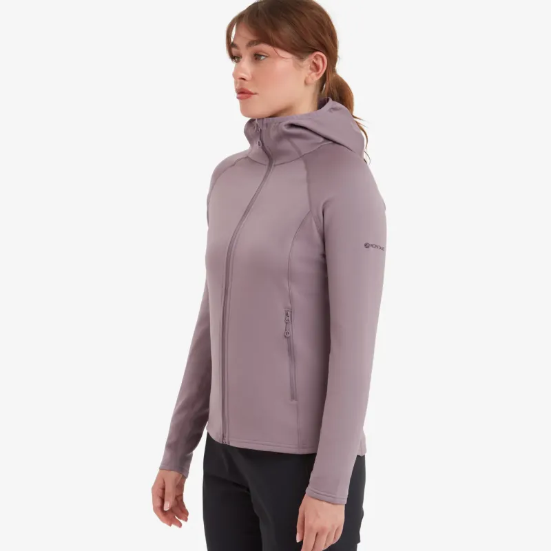 Montane Fleece & Mid Layer-Womens Fury Lite Hoodie - Moonscape