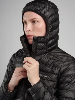 Montane Insulated Jackets-Womens Icarus Hoodie - Black