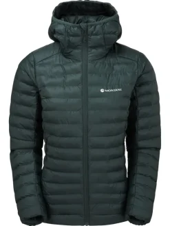 Montane Insulated Jackets-Womens Icarus Hoodie - Deep Forest
