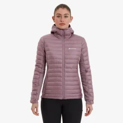 Montane Insulated Jackets-Womens Icarus Lite Hoodie - Moonscape