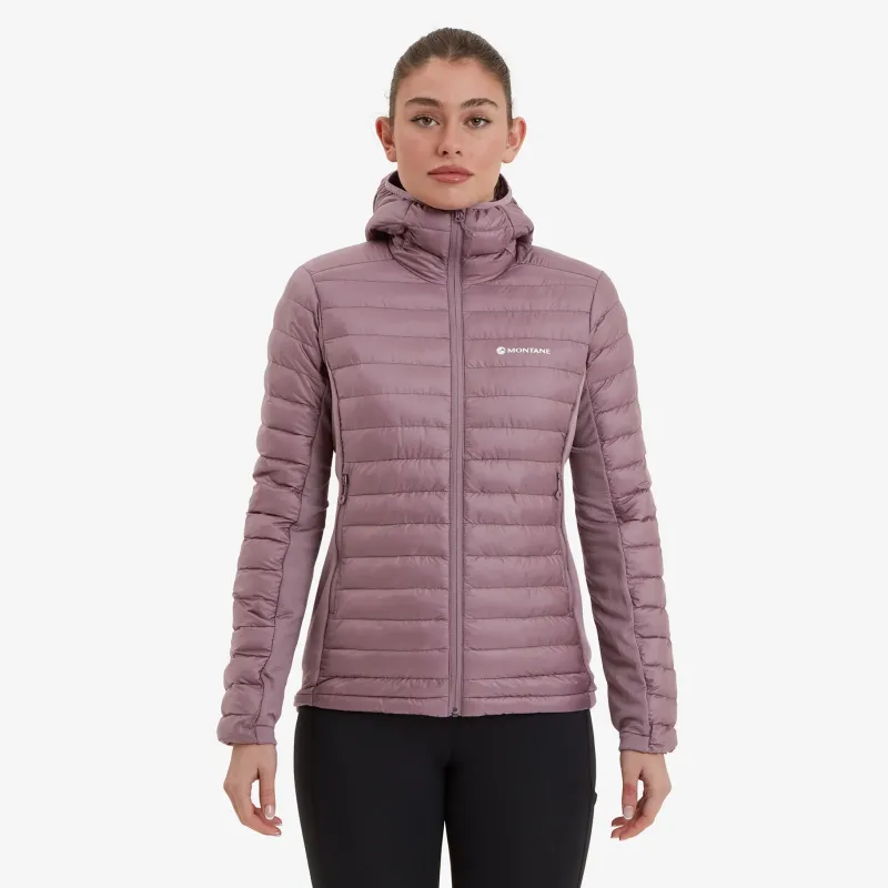 Montane Insulated Jackets-Womens Icarus Lite Hoodie - Moonscape