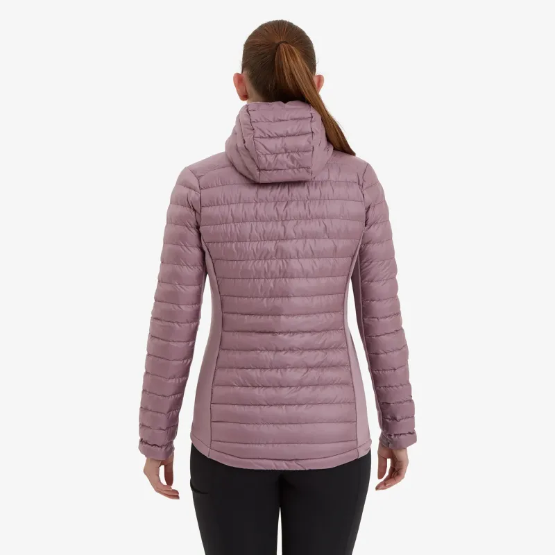 Montane Insulated Jackets-Womens Icarus Lite Hoodie - Moonscape