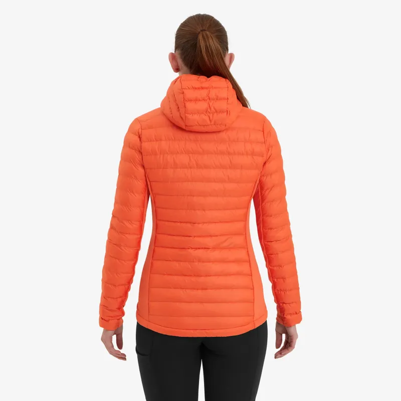 Montane Insulated Jackets-Womens Icarus Lite Hoodie - Tigerlily