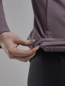 Montane Softshell Jackets-Womens Khamsin Hoodie - Moonscape