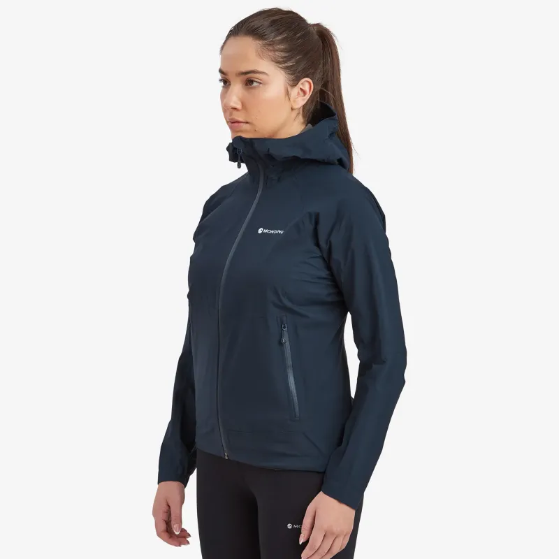 Montane Waterproof Jackets-Womens Minimus Lite Jacket - Eclipse Blue