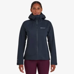 Montane Waterproof Jackets-Womens Phase Lite Jacket - Eclipse Blue