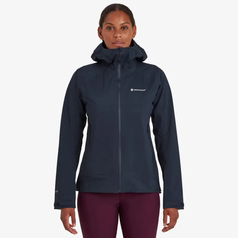 Montane Waterproof Jackets-Womens Phase Lite Jacket - Eclipse Blue