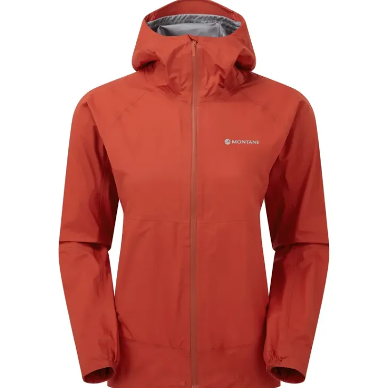 Montane Waterproof Jackets-Womens Phase Nano Jacket - Saffron Red