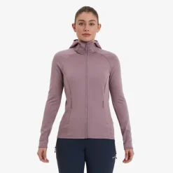 Montane Fleece & Mid Layer-Womens Protium Hoodie - Moonscape