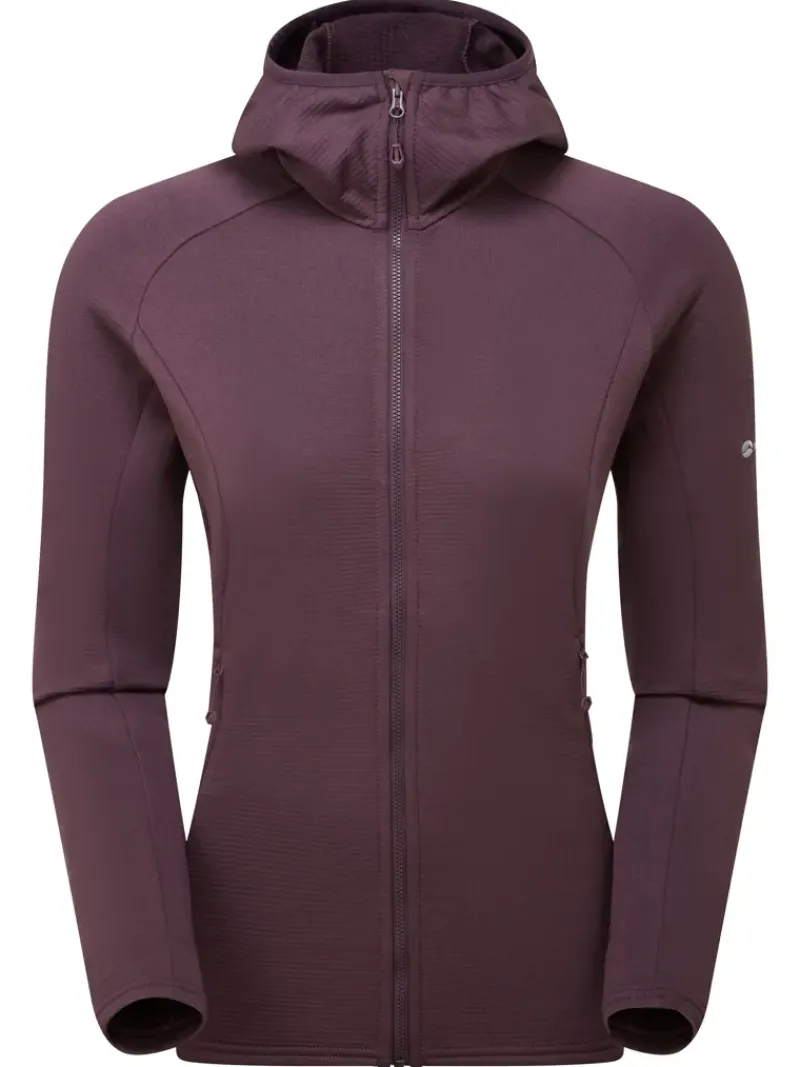 Montane Fleece & Mid Layer-Womens Protium Hoodie - Mulberry