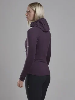 Montane Fleece & Mid Layer-Womens Protium Hoodie - Mulberry