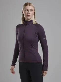 Montane Fleece & Mid Layer-Womens Protium Jacket - Mulberry