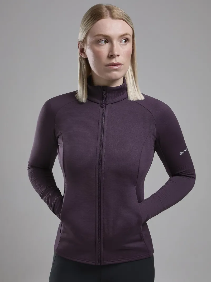 Montane Fleece & Mid Layer-Womens Protium Jacket - Mulberry