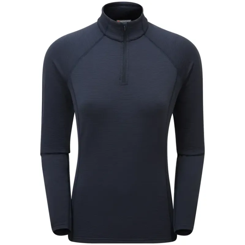 Montane Fleece & Mid Layer-Womens Protium Lite Pull-On - Eclipse Blue