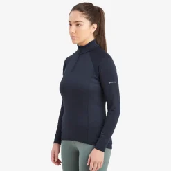 Montane Fleece & Mid Layer-Womens Protium Lite Pull-On - Eclipse Blue