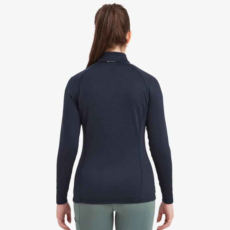 Montane Fleece & Mid Layer-Womens Protium Lite Pull-On - Eclipse Blue