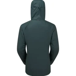 Montane Insulated Jackets-Womens Respond Hoodie - Deep Forest