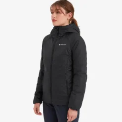 Montane Insulated Jackets-Womens Respond Hoodie - Black