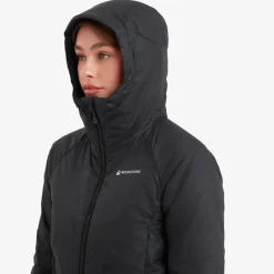 Montane Insulated Jackets-Womens Respond Hoodie - Black