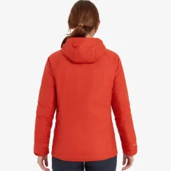 Montane Insulated Jackets-Womens Respond Hoodie - Saffron Red