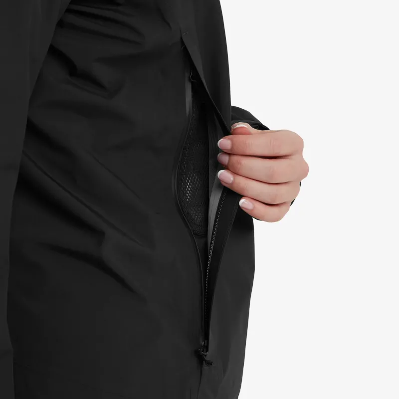 Montane Waterproof Jackets-Womens Solution Jacket - Black