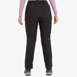 Montane Waterproof Trousers-Womens Solution Pants - Black