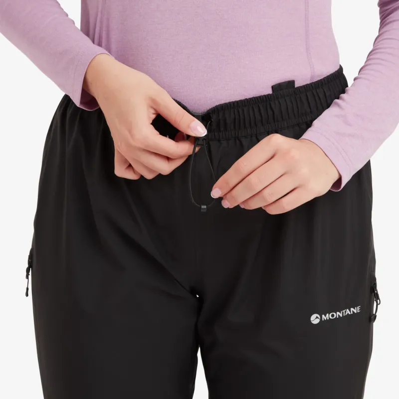 Montane Waterproof Trousers-Womens Solution Pants - Black