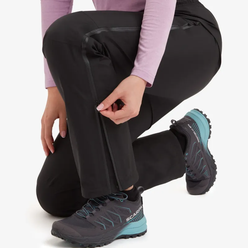 Montane Waterproof Trousers-Womens Solution Pants - Black