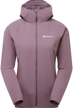 Montane Softshell Jackets-Womens Tenacity Nano Hoodie - Moonscape