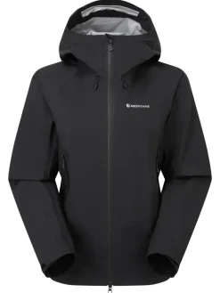 Montane Waterproof Jackets-Womens Torren Waterproof Jacket - Black