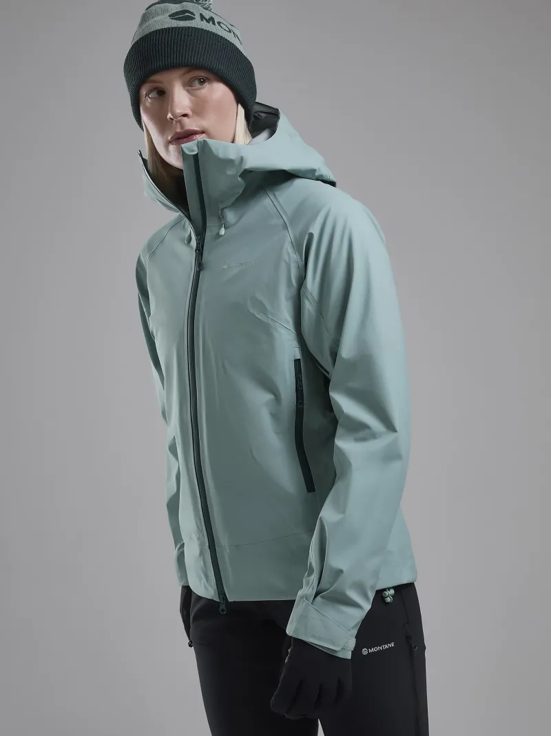 Montane Waterproof Jackets-Womens Torren Waterproof Jacket - Sea Mist