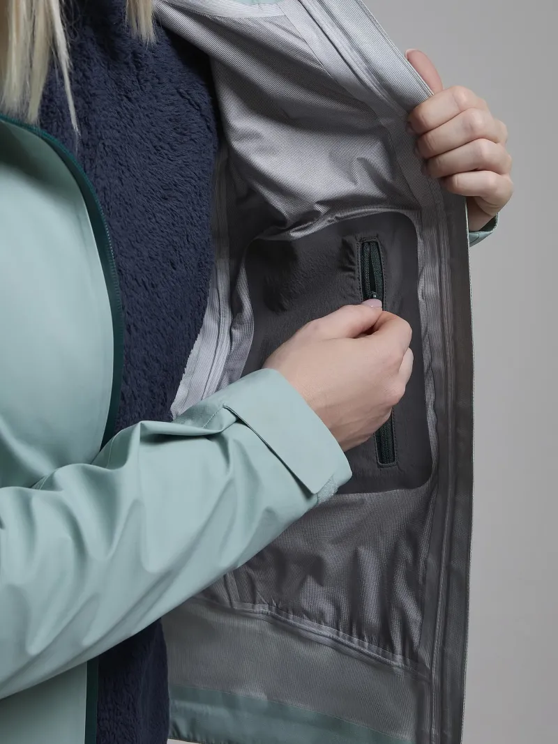Montane Waterproof Jackets-Womens Torren Waterproof Jacket - Sea Mist