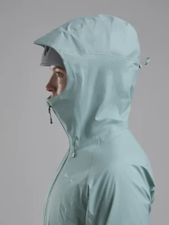 Montane Waterproof Jackets-Womens Torren Waterproof Jacket - Sea Mist