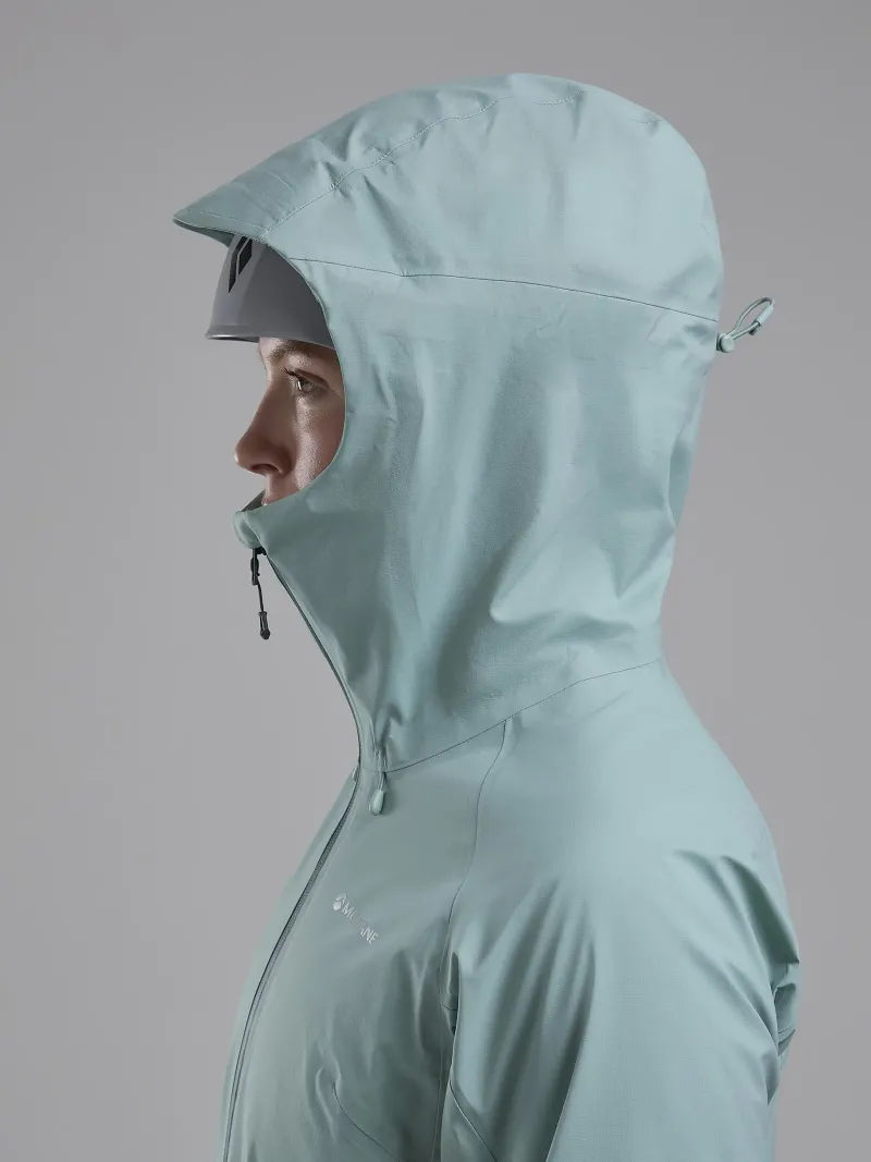Montane Waterproof Jackets-Womens Torren Waterproof Jacket - Sea Mist