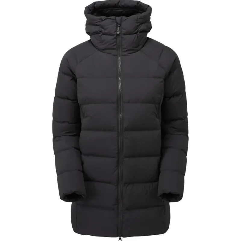 Montane Insulated Jackets-Womens Tundra Hoodie - Black