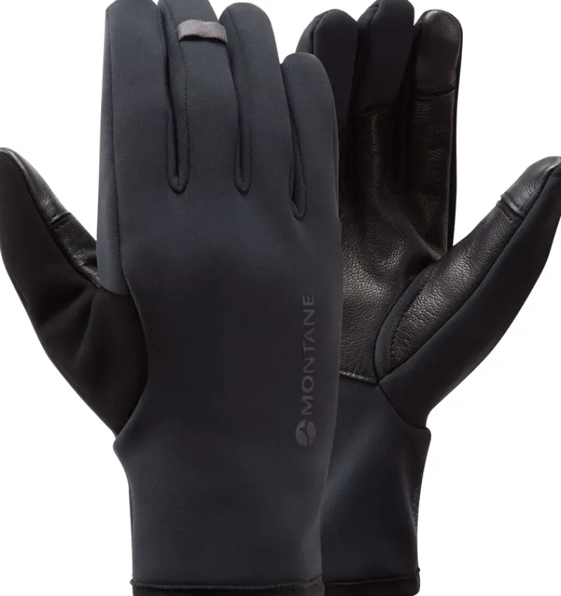 Montane Gloves-Womens Windjammer Lite Gloves - Black